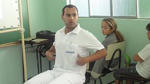 Acadêmicos de Fisioterapia fazem palestra a alunos da Escola Municipal Miralda da Silva Carvalho