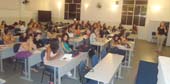 Palestra sobre cuidados com a voz foi ministrada para alunos de Pedagogia