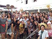 Estudantes do Colégio de Aplicação participam de festa junina no Asilo