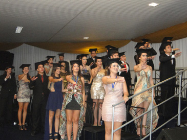 Formaturas do Colégio de Aplicação e do UNIFOR movimentam o campus universitário