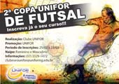 Inscrições para a 2ª Copa UNIFOR de Futsal começam nesta segunda-feira