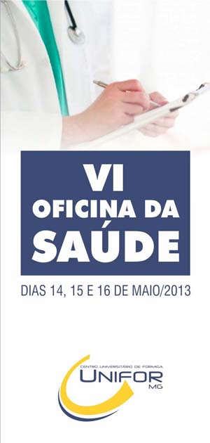 VI Oficina em Saúde será realizada na próxima semana