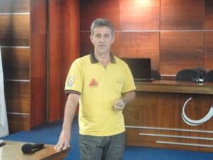 Perito criminal ministra palestra para alunos do Colégio de Aplicação