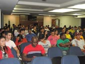 Palestra é ministrada em comemoração ao Dia do Profissional de Educação Física