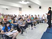 Alunos dos cursos de Educação Física participam de aula inaugural