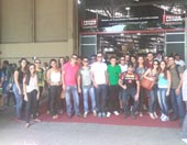 Alunos de Engenharia Civil fazem visita técnica à 20ª Feicon