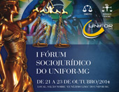 I Fórum Sociojurídico do UNIFOR-MG será promovido na próxima semana