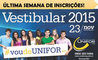 Vestibular 2015 do UNIFOR-MG será realizado neste domingo