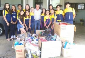 Alunos do Colégio de Aplicação da FUOM participam do Projeto Natal Solidário