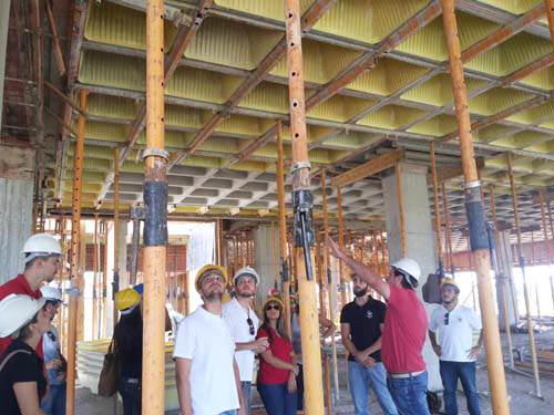 Visita técnica proporciona novos conhecimentos a alunos de Engenharia Civil