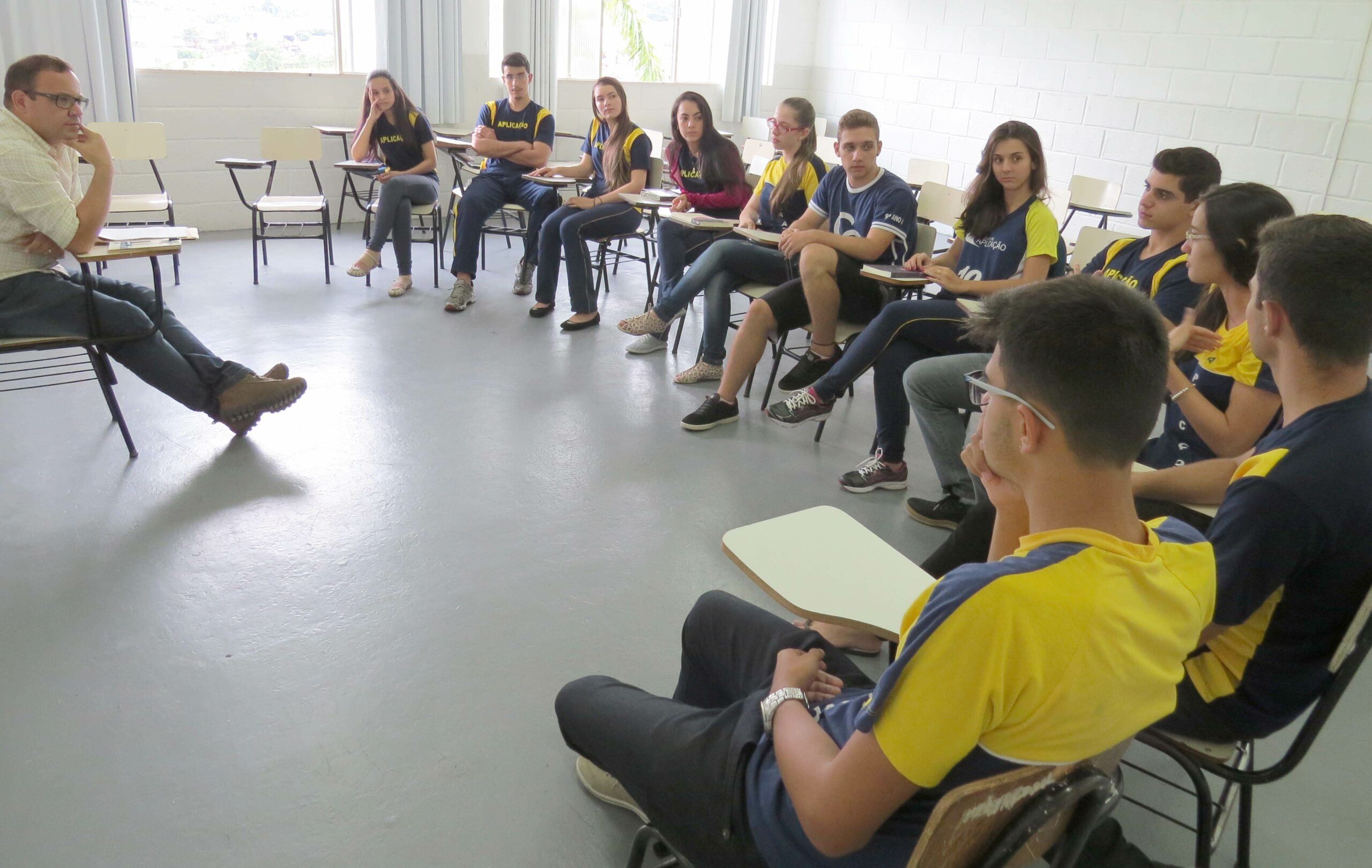 Estudantes do Colégio de Aplicação iniciam processo de orientação profissional