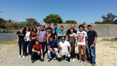 Alunos de Engenharia Civil visitam obras da ACIF/CDL