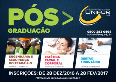 UNIFOR-MG oferece três novos cursos de pós-graduação