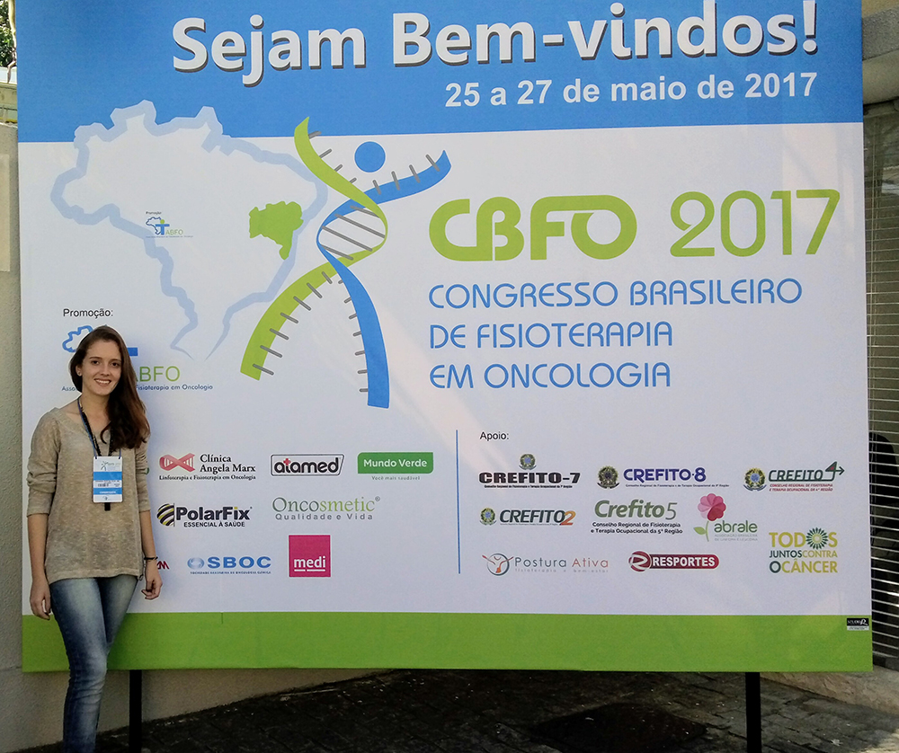 Aluna do UNIFOR MG apresenta trabalhos no V Congresso Brasileiro de Fisioterapia em Oncologia 1