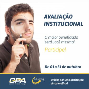 Avaliação Institucional é realizada neste mês