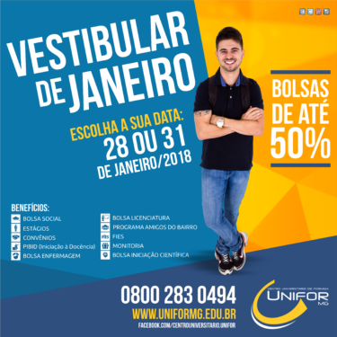 ÚLTIMOS DIAS DE INSCRIÇÕES PARA OS PROCESSOS SELETIVOS DE JANEIRO