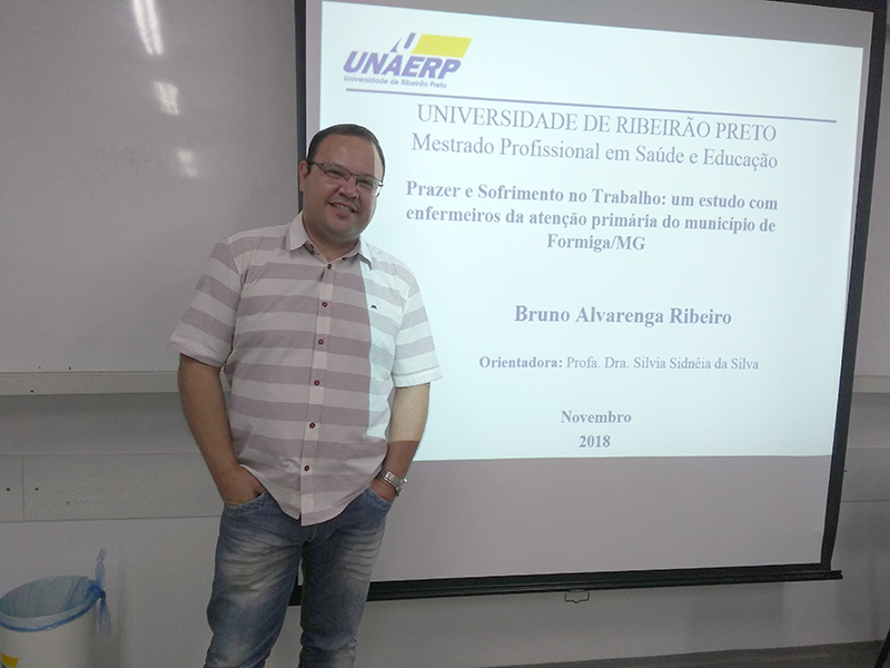 PROFESSOR DO UNIFOR-MG CONCLUI MESTRADO EM SAÚDE E EDUCAÇÃO