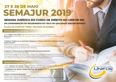 SEMAJUR 2019 COMEMORA “SELO DE QUALIDADE OAB RECOMENDA”