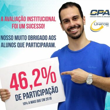AVALIAÇÃO INSTITUCIONAL 2019 SUPERA EXPECTATIVAS