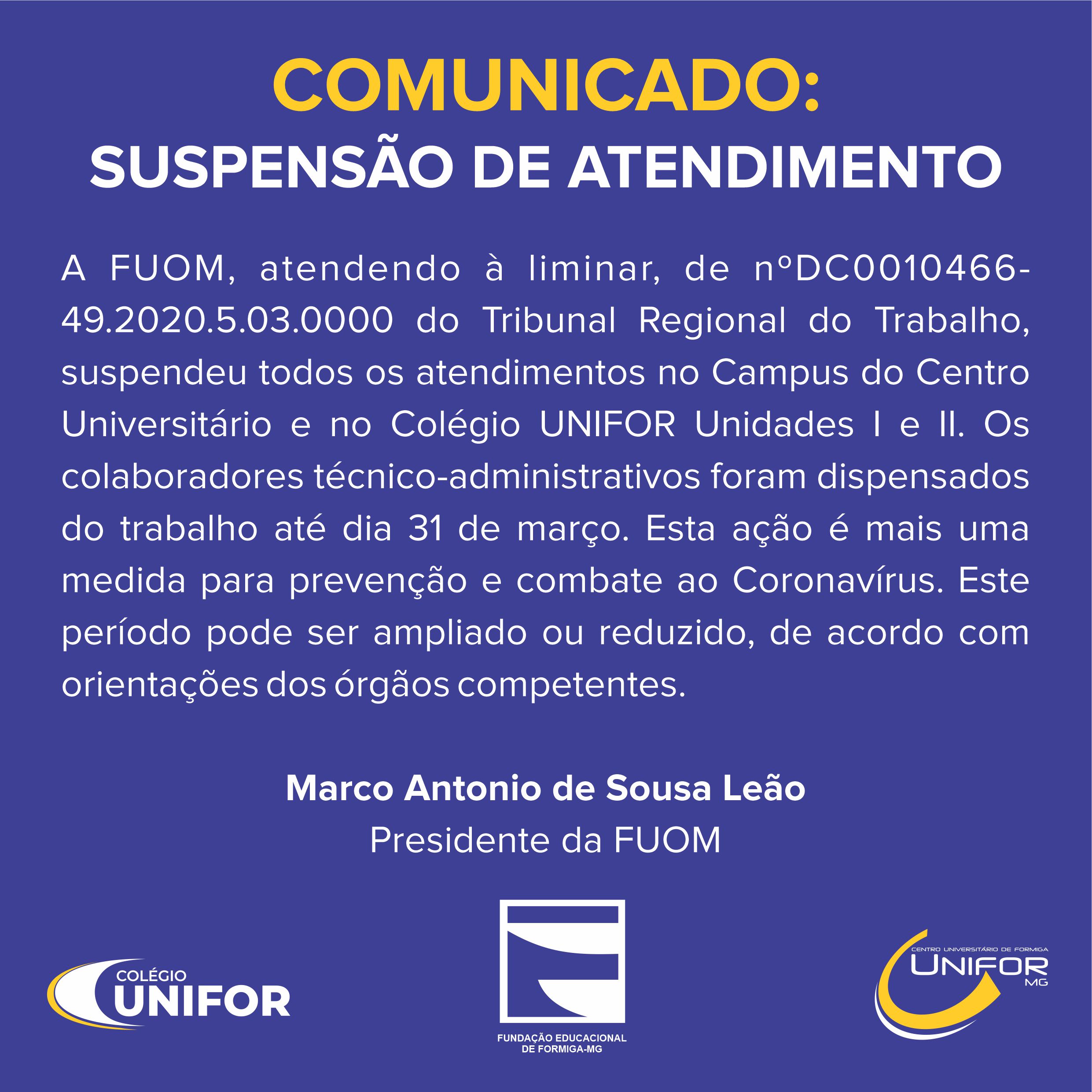 aviso comunicado coronavirus1