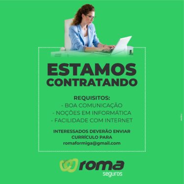 OPORTUNIDADE DE EMPREGO