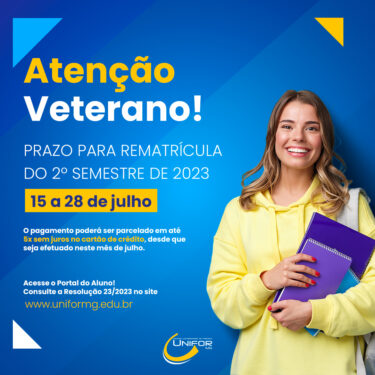DIVULGADA A RESOLUÇÃO PARA REMATRÍCULA DO SEGUNDO SEMESTRE DE 2023