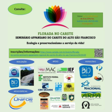 UNIFOR-MG PROMOVE FLORADA NO CARSTE – SEMINÁRIO APPANEANO REGIONAL DO CARSTE DO ALTO RIO SÃO FRANCISCO