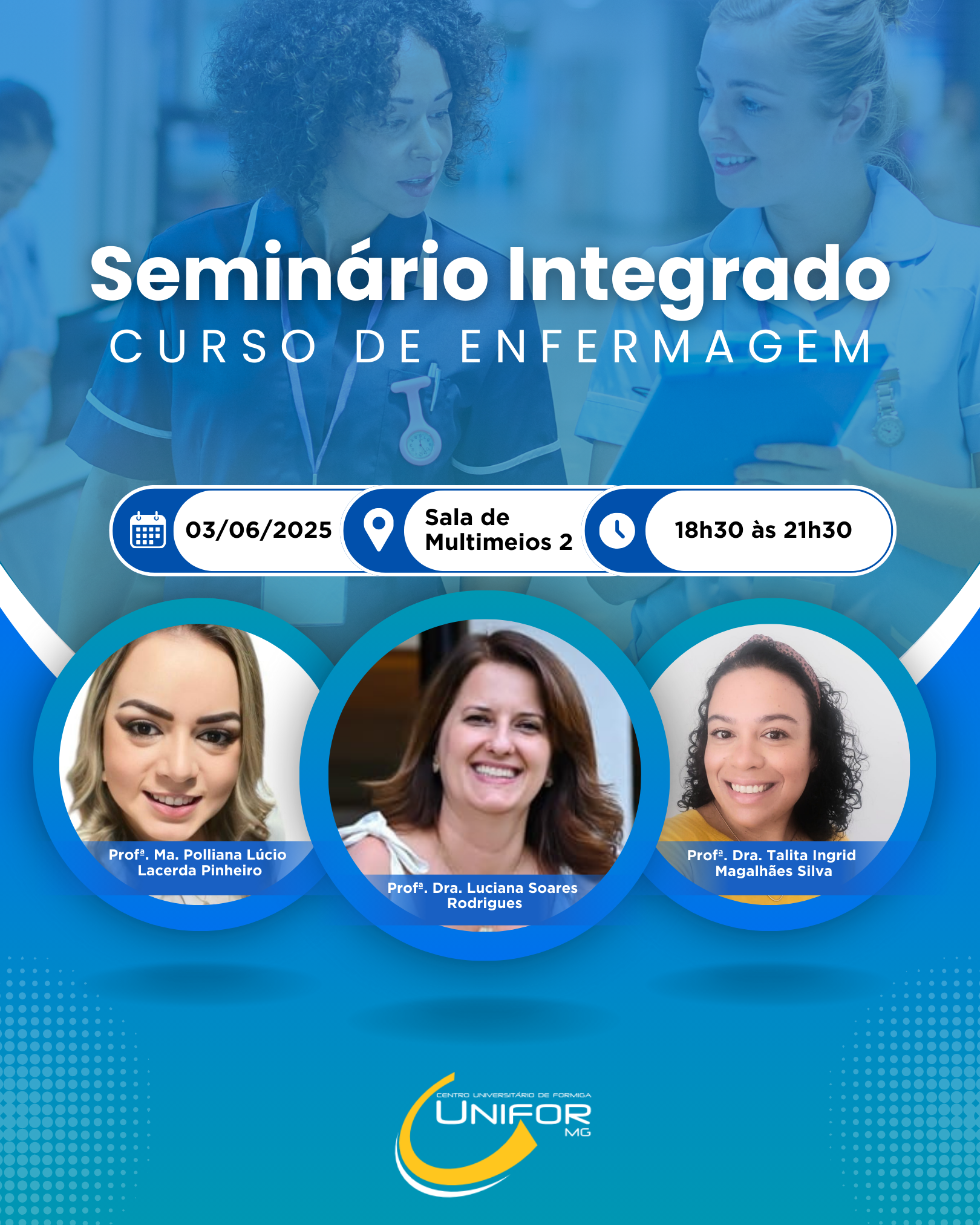 UNIFOR-MG PROMOVERÁ SEMINÁRIO INTEGRADO DE ENFERMAGEM