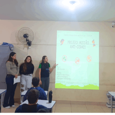 PROJETO “SAÚDE NA ESCOLA” LEVA INFORMAÇÃO E INTERATIVIDADE À ESCOLA MUNICIPAL ARLINDO DE MELO