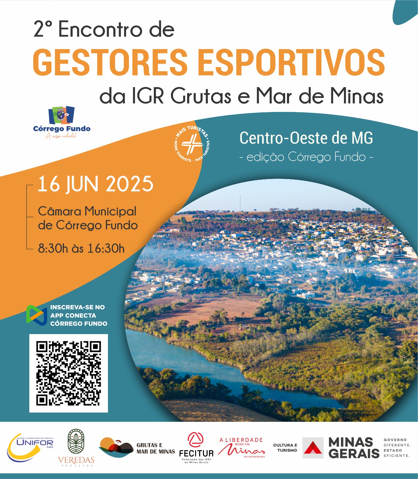 2° ENCONTRO DE GESTORES ESPORTIVOS DO CIRCUITO GRUTAS E MAR DE MINAS SERÁ EM CÓRREGO FUNDO