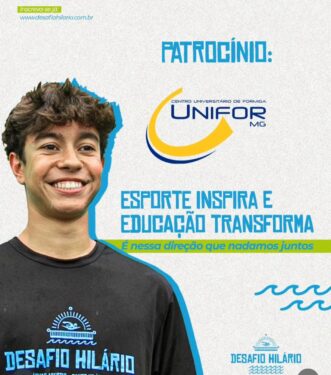 UNIFOR-MG E DESAFIO HILÁRIO FIRMAM PARCERIA PARA INCENTIVAR O ESPORTE E A EDUCAÇÃO