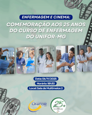 ALUNOS GANHAM NOITE DE CINEMA NO CAMPUS PARA COMEMORAR OS 25 ANOS DO CURSO DE ENFERMAGEM DO UNIFOR-MG