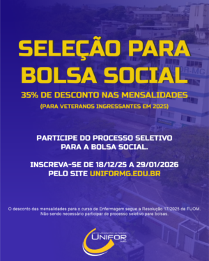 UNIFOR-MG APROVA “PROJETO RECUPERAR 2026” COM DESCONTOS EM MATRÍCULAS E MENSALIDADES