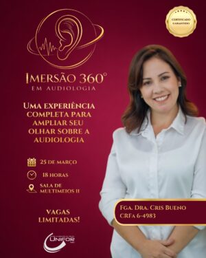 CURSO DE FONOAUDIOLOGIA DO UNIFOR-MG PROMOVERÁ MINICURSO DE IMERSÃO EM AUDIOLOGIA