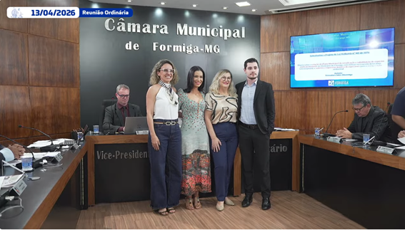 PROJETO DE ALUNOS DE DIREITO DO UNIFOR-MG INSPIRA LEI MUNICIPAL EM FORMIGA